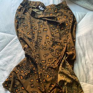 Fun cheetah print skirt